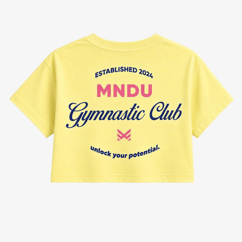Camiseta oversize crop Gymnastic Club